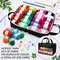62 Acrylic Yarn Skeins (2170 Yards) Knitting & Crochet Kit – Includes 2 Crochet Hooks, 2 Weaving Needles, 10 Stitch Markers – Perfect Beginner Set for Adults & Kids